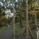 Pequeño gimnasio aire libre