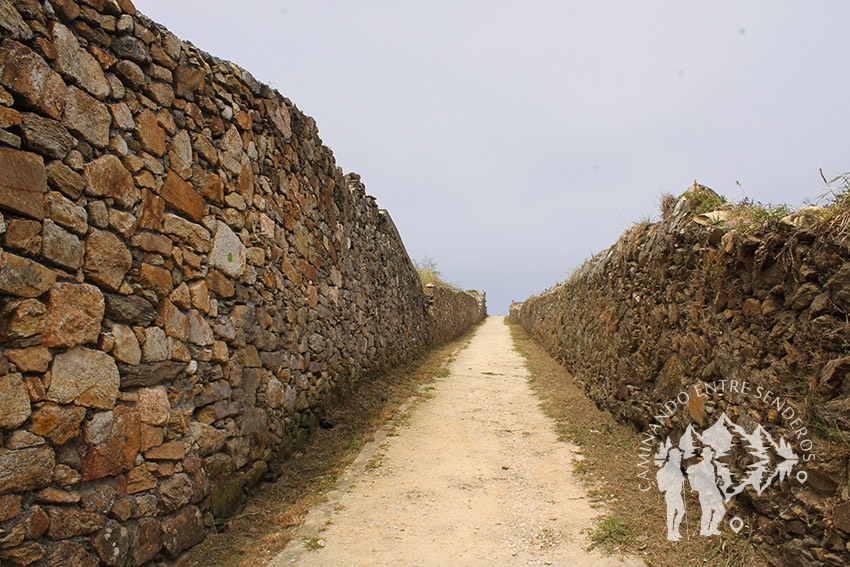 Camino hacia playa Seaia